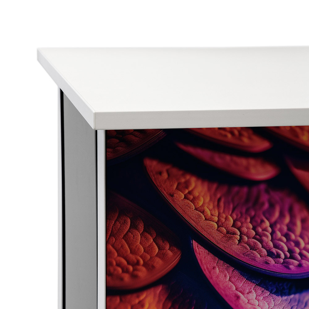 Digitale Promotiontheke Futuro Mit 32" Samsung-Bildschirm Vertikal Weiß – Bild 9