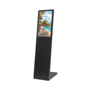Digital Signage L-Ständer 24" Schwarz mit Samsung Screen