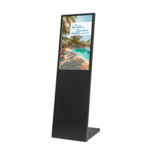 Digital Signage L-Ständer 32" Schwarz mit Samsung Screen