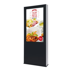 Digitale Outdoor Stele 55" mit Samsung-Bildschirm