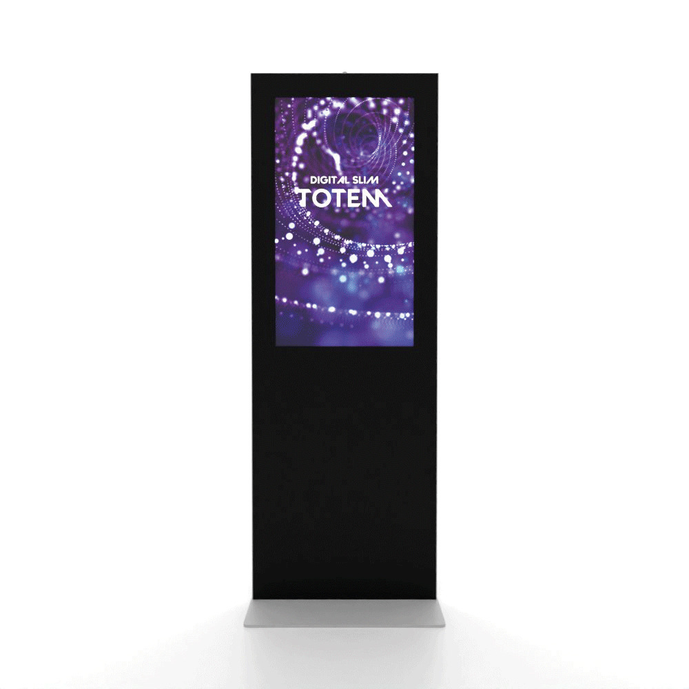 Digitale Infostele Slim Mit 43" Samsung-Bildschirm und Touch-Folie – Bild 2