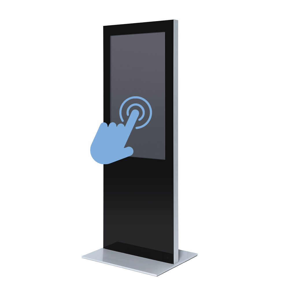Digitale Infostele Slim Mit 43" Samsung-Bildschirm und Touch-Folie – Bild 4