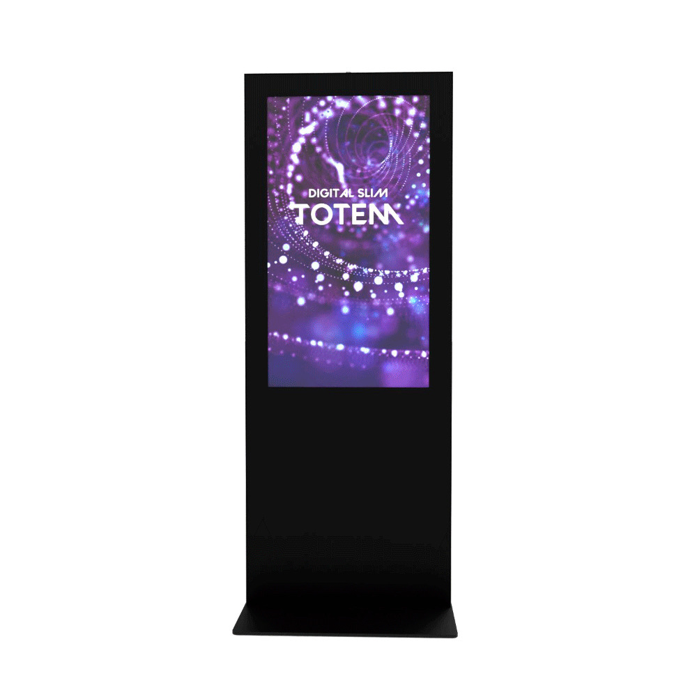 Digitale Infostele Slim Schwarz 50" mit Samsung-Bildschirm – Bild 2