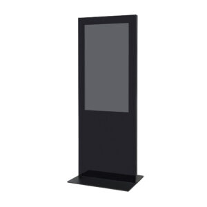Digitale Infostele Slim Schwarz 50" Gehäuse