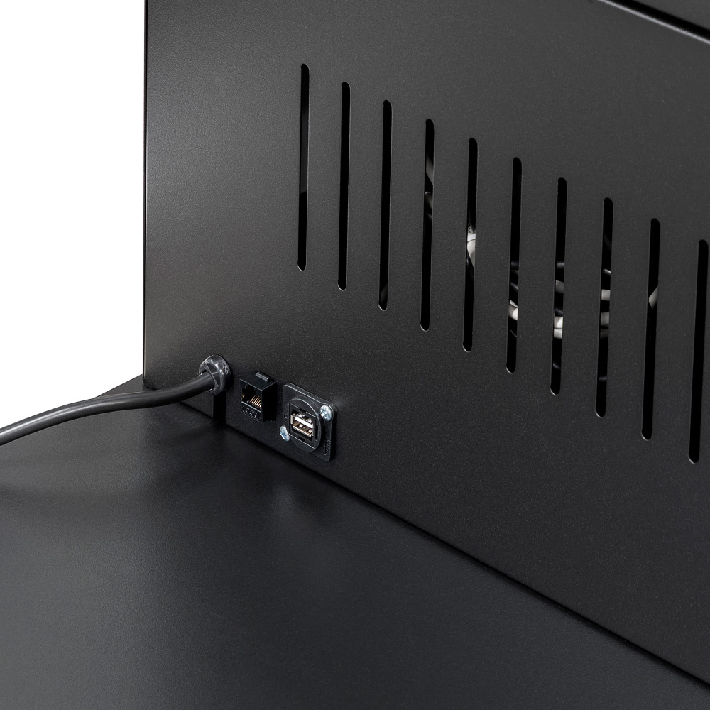 Digitale Infostele Slim Schwarz Mit 65" Samsung-Bildschirm und Touch-Folie – Bild 5