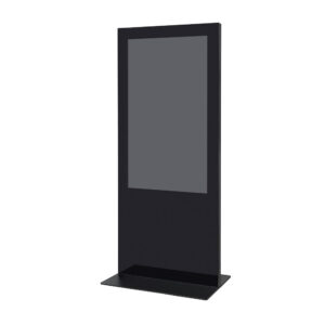 Digitale Infostele Slim Schwarz 65" Gehäuse