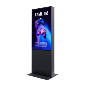 Digitale Smart Line Infostele doppelseitig 50" mit Samsung-Bildschirm