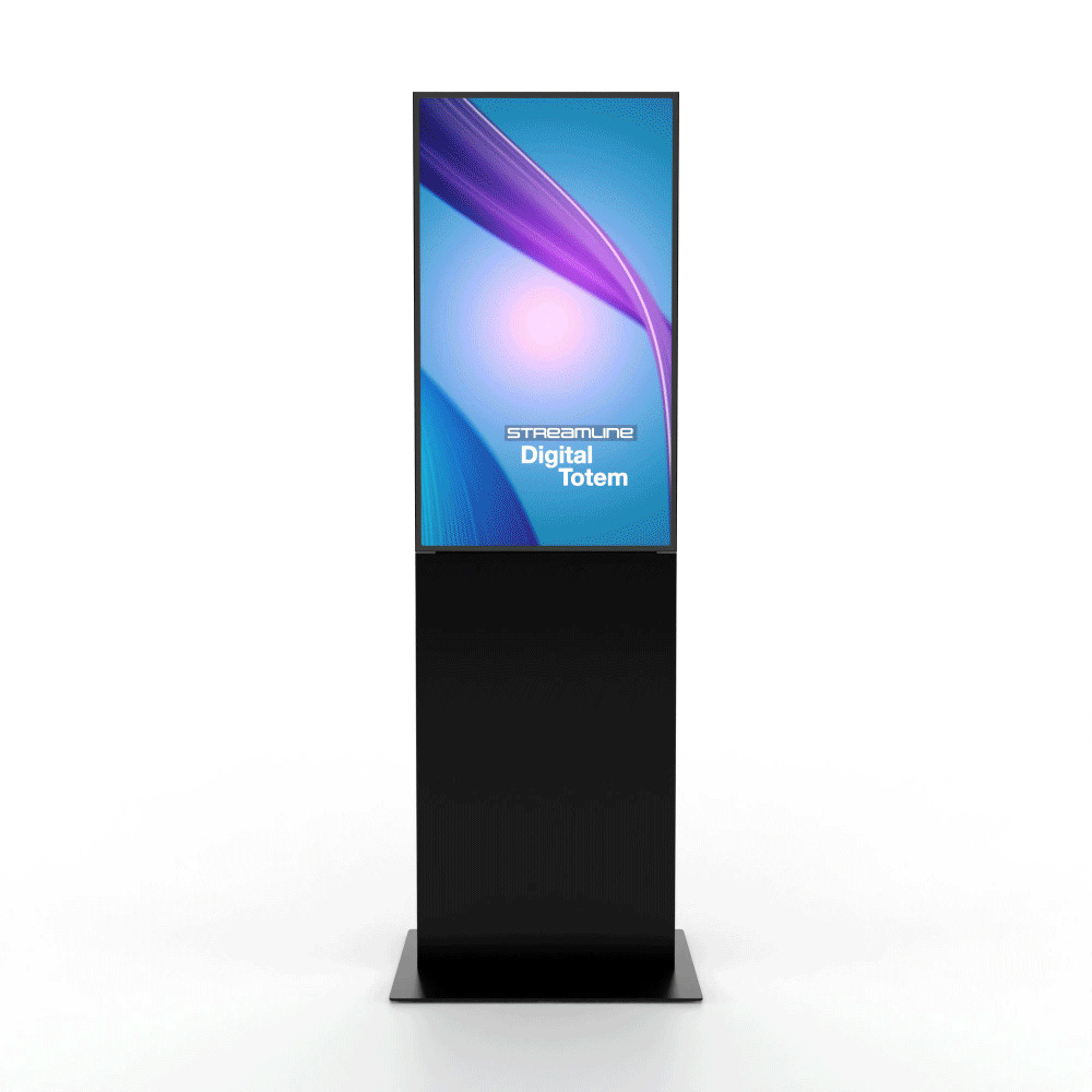 StreamLine Digitale Infostele Mit 43" Samsung-Bildschirm Schwarz – Bild 2