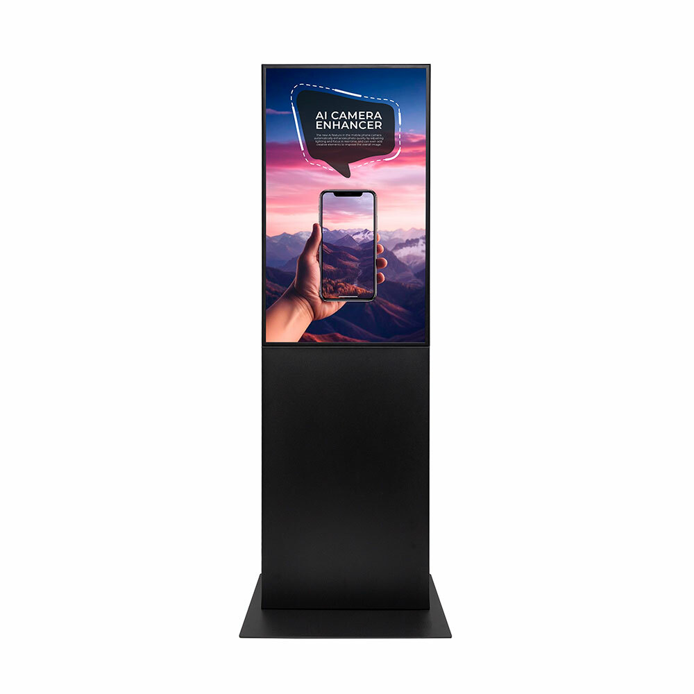 StreamLine Digitale Infostele Mit 43" Samsung-Bildschirm Schwarz – Bild 4
