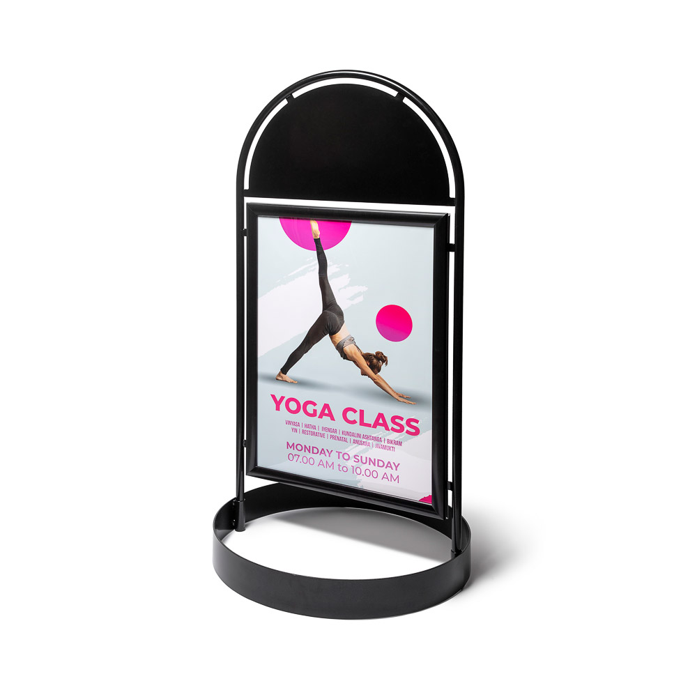 Stadtschild Eleganter Stahl 50 x 70