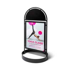 Stadtschild Eleganter Stahl A1