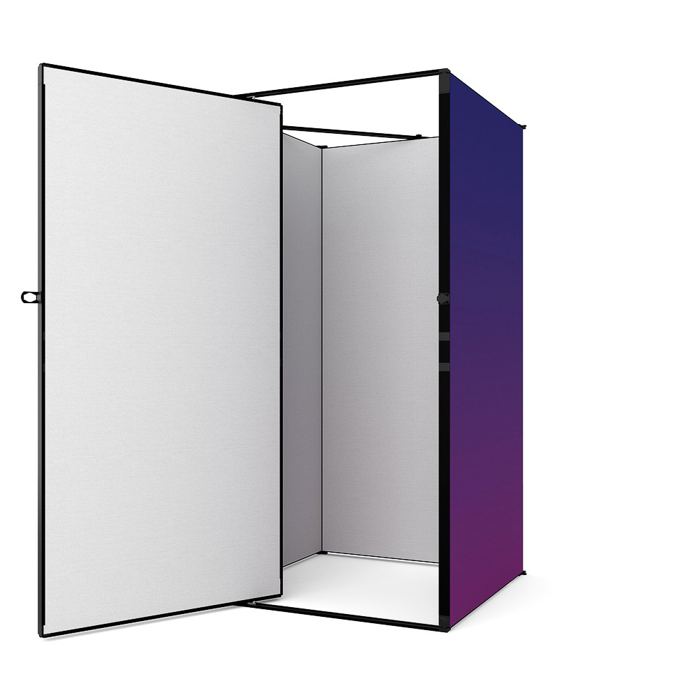 FlexFrame Stauraum Set 100 x 200 cm Schwarz – Bild 3