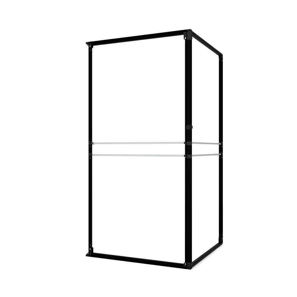 FlexFrame Stauraum Set 100 x 200 cm Schwarz – Bild 4