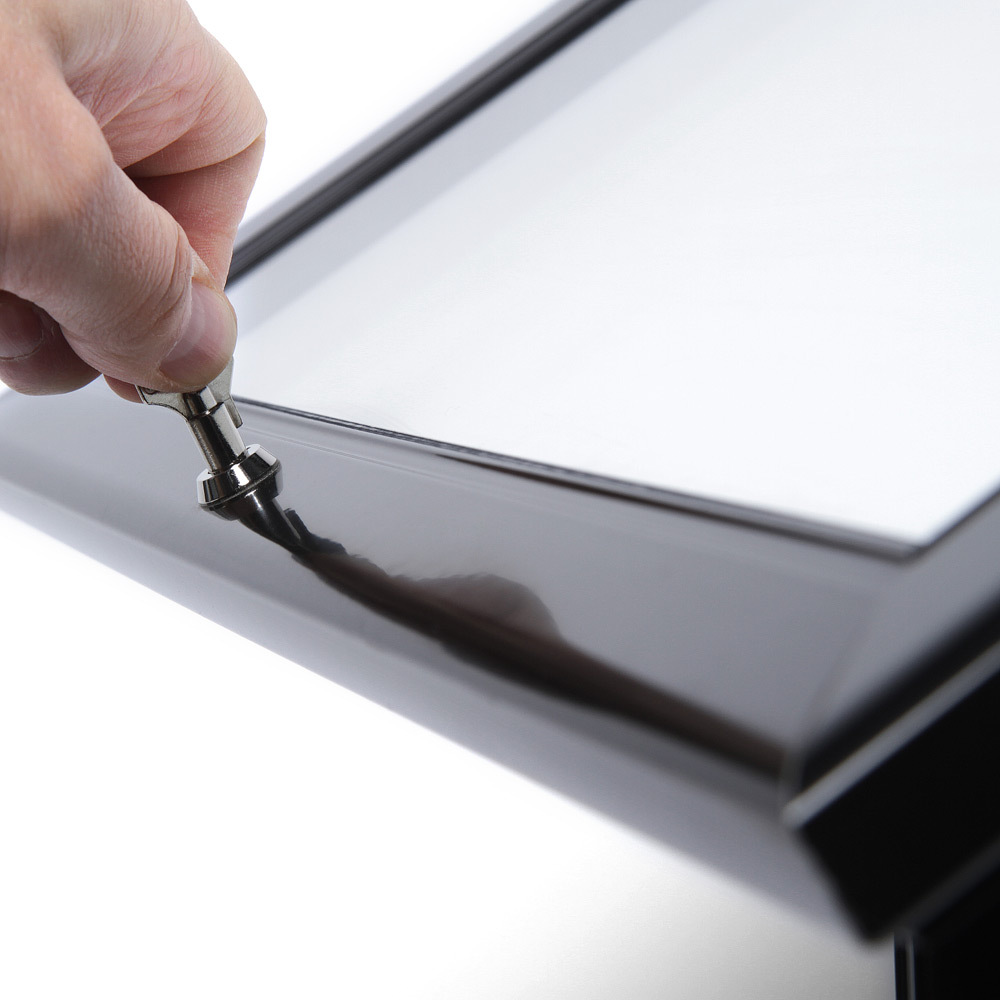 Speisekartenständer Außen Schwarz (2xA4) – Bild 5