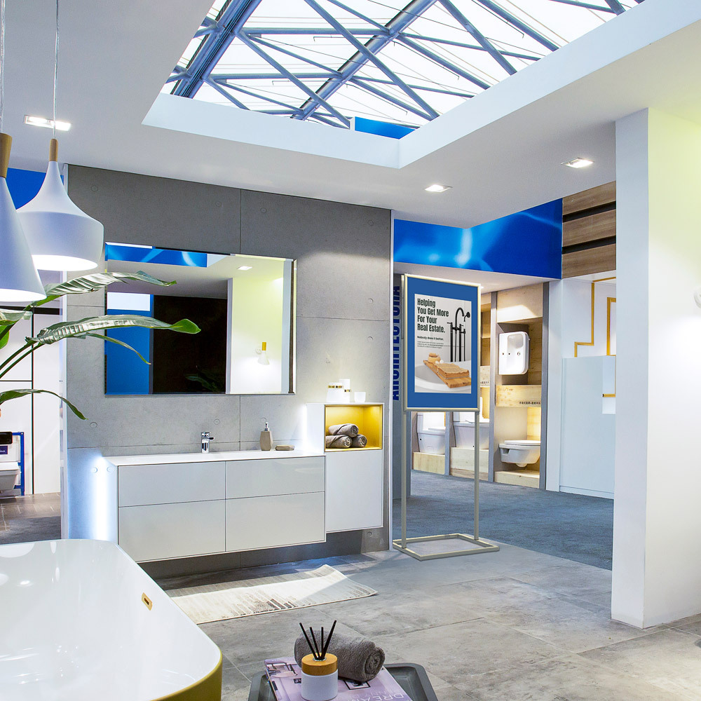 Poster Display Dekor Click 2xA1 Doppelseitig Schwarz – Bild 5