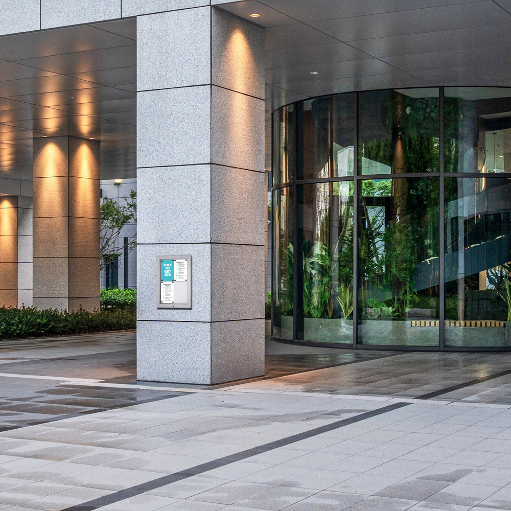 Abschließbare Schaukasten Außen Alpha 18xA4 – Bild 10