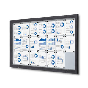 Schaukasten Außen Premium 21XA4 RAL 7016