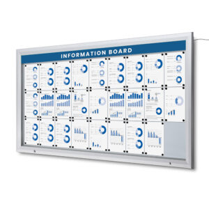 Schaukasten Außen Premium 27xA4 LED