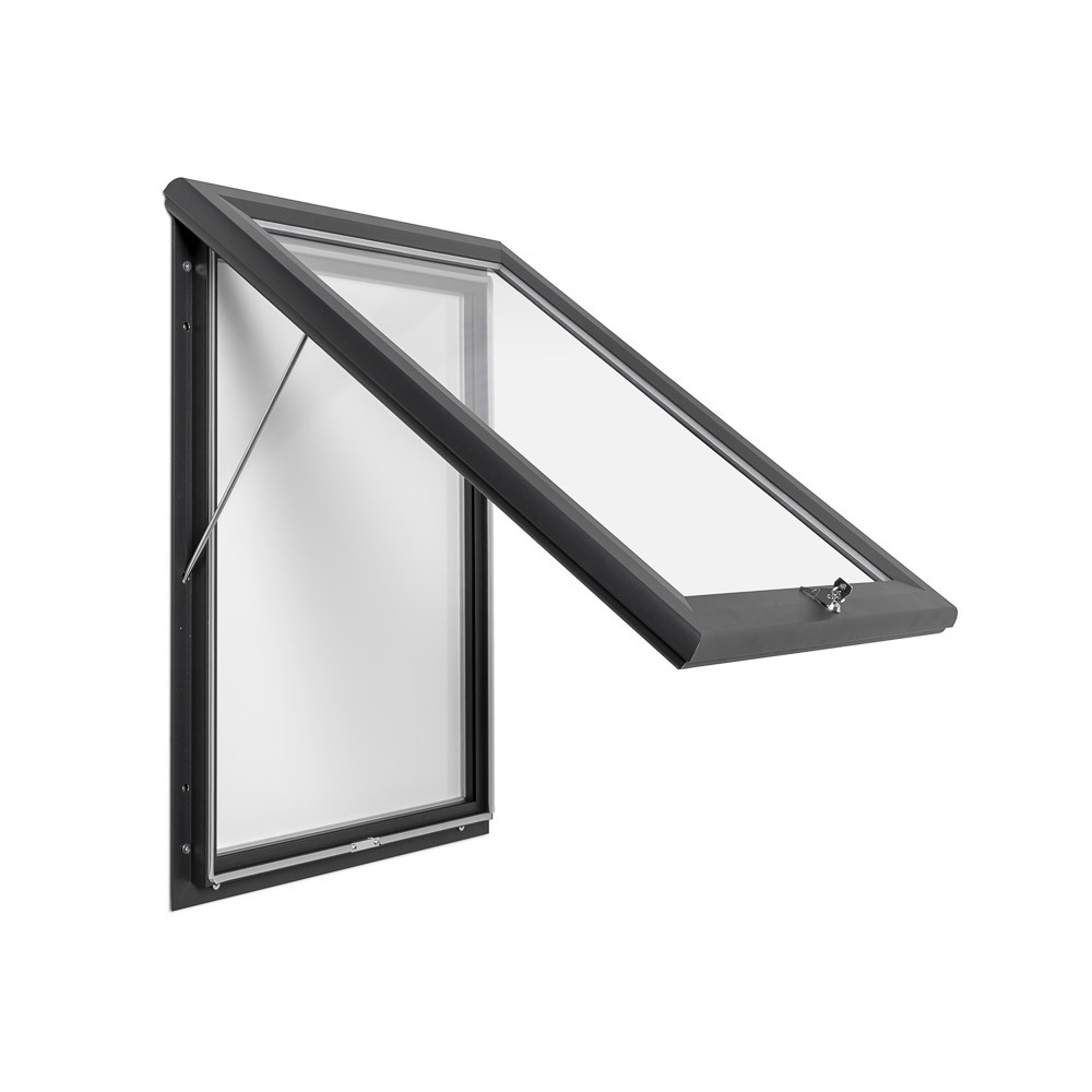 Schaukasten Außen Premium 8xA4 RAL 7016 – Bild 7