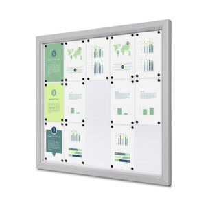 Abschließbarer Schaukasten Outdoor Slim 15 x A4