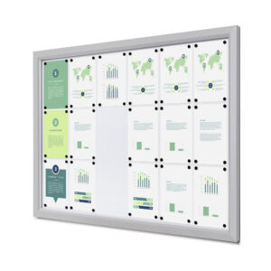 Abschließbarer Schaukasten Outdoor Slim 18 x A4