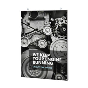 FABRIC FRAME hängend 90 mm Profil DIN A0 LED