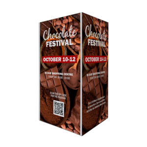 Spannstoff-Rahmen Tower 1000 x 1060 x 2000mm