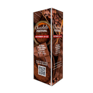 Spannstoff-Rahmen Tower 600 x 660 x 2000mm