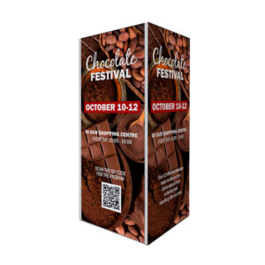 Spannstoff-Rahmen Tower 850 x 910 x 2000mm