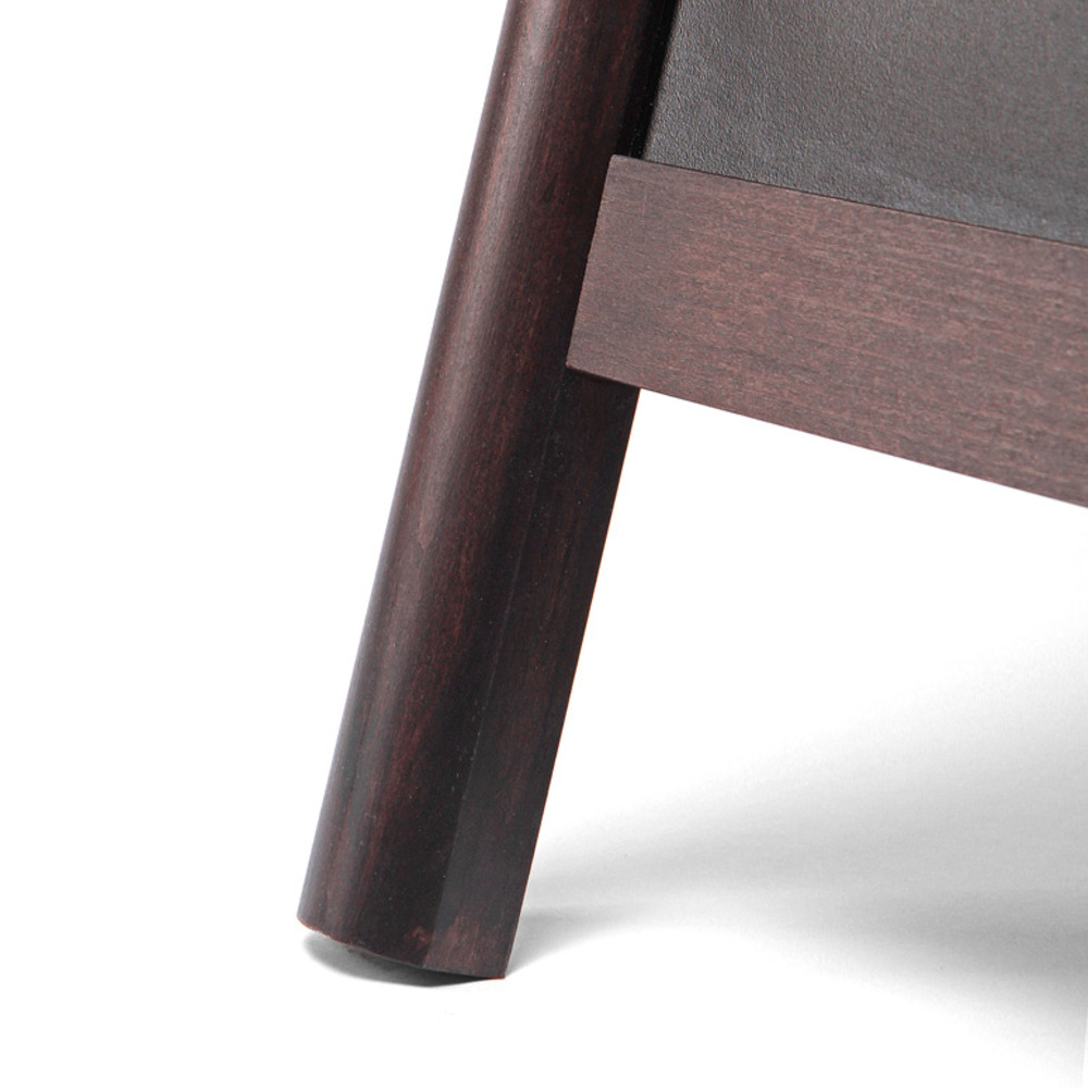 Kundenstopper Holz dunkelbraun 68x120 – Bild 6