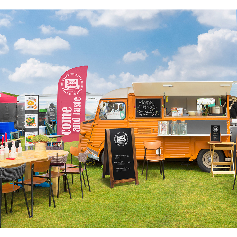 Kundenstopper Tafel Holz Antik – Bild 10