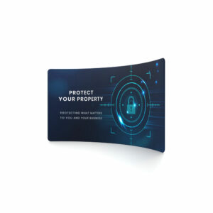 Zipper-Wall Curved 400x230cm